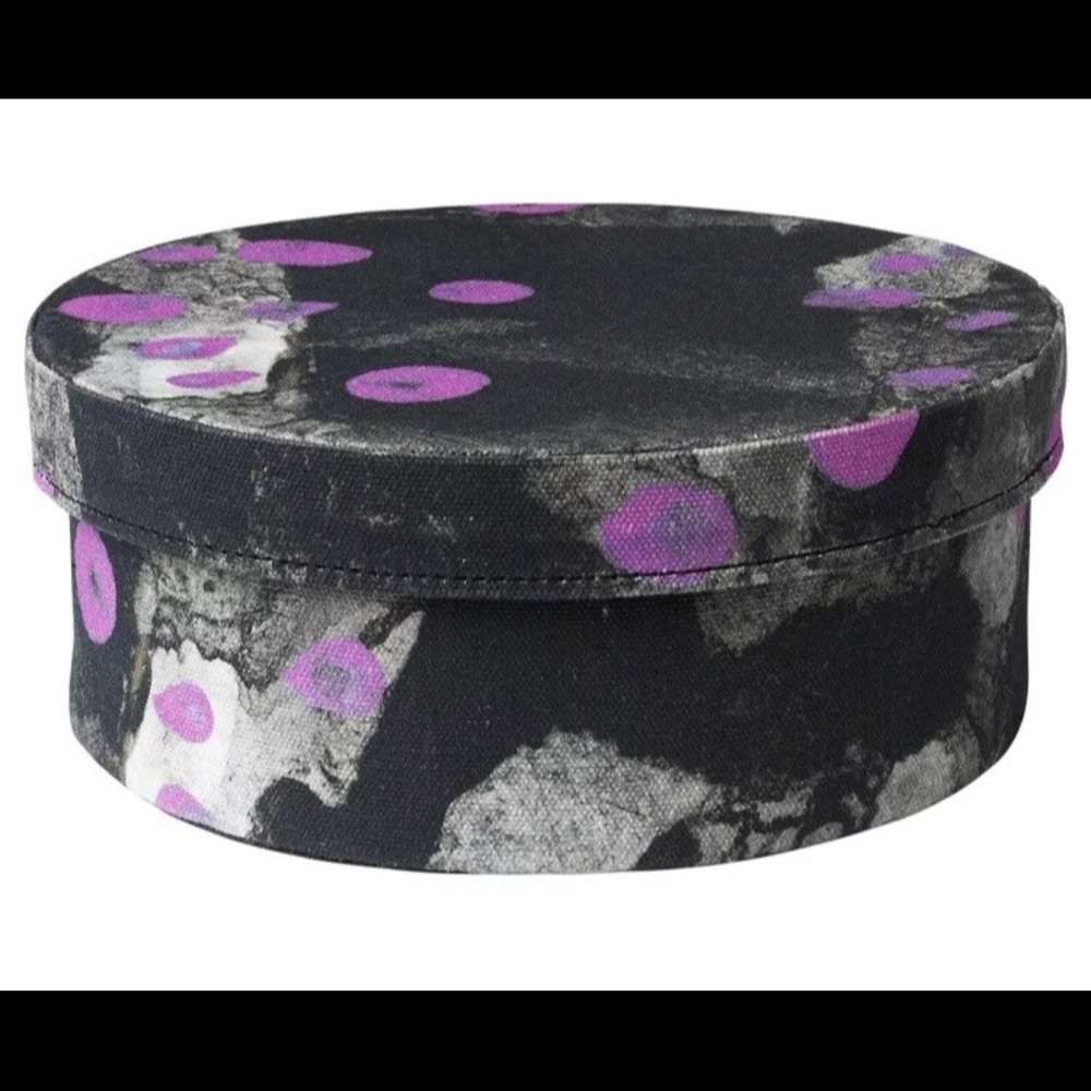 IKEA ANNANSTANS Box w/lid, dark gray, purp…